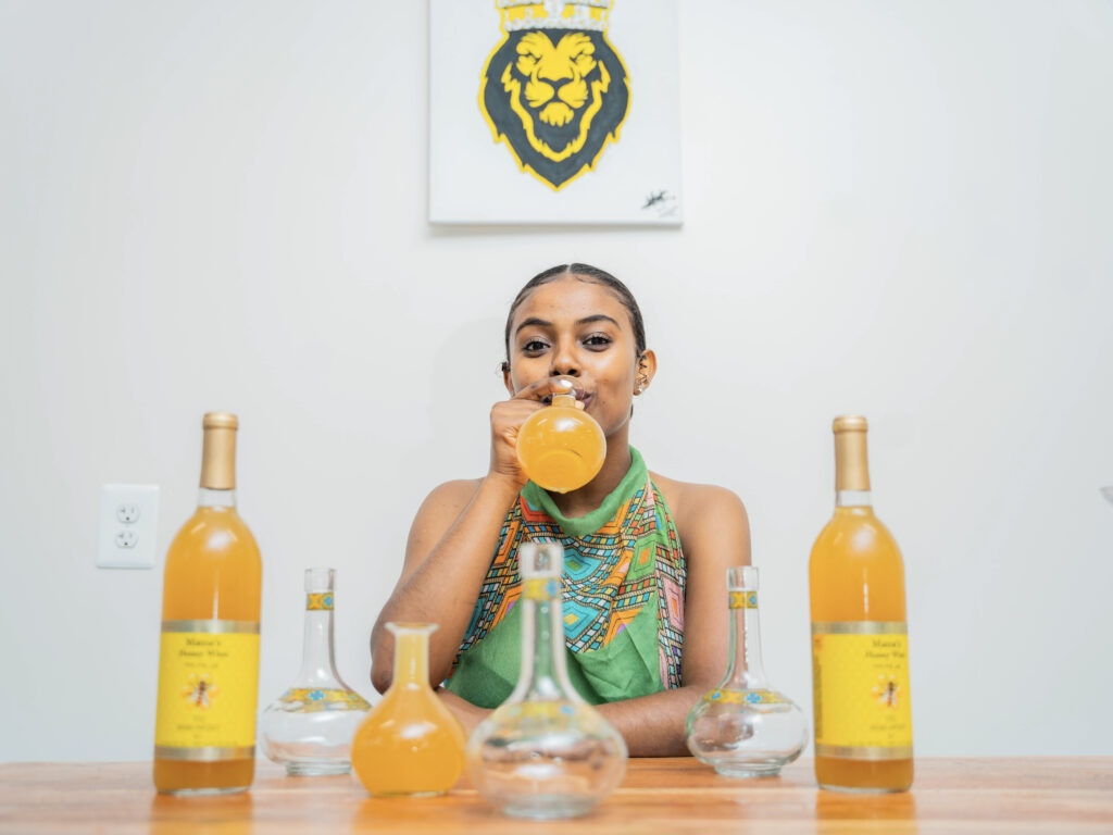 Ethiopian honey wine tasting room logo