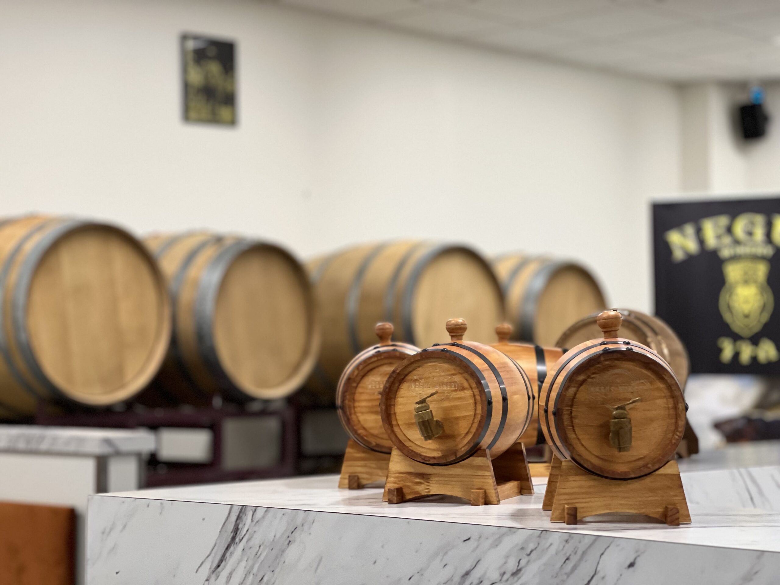 Negus_Oak_Barrels_in_Tasting_Room_Hermela_Negus